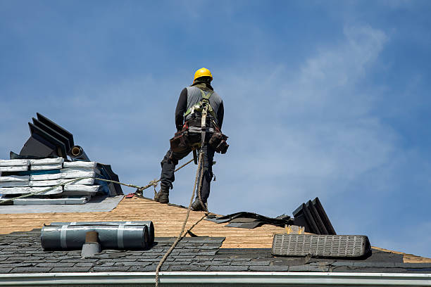 Professional Roof Installation technician working in Macdona, TX